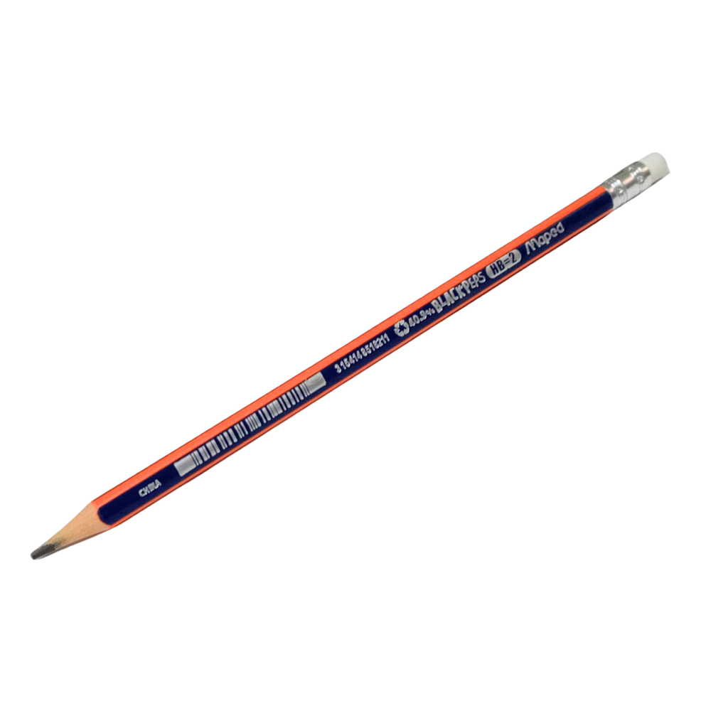 CRAYON NOIR MAPED AVEC GOMME HB2 851859