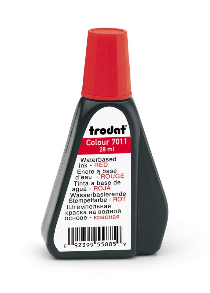 ENCRE A TAMPON ROUGE TRODAT 28ML