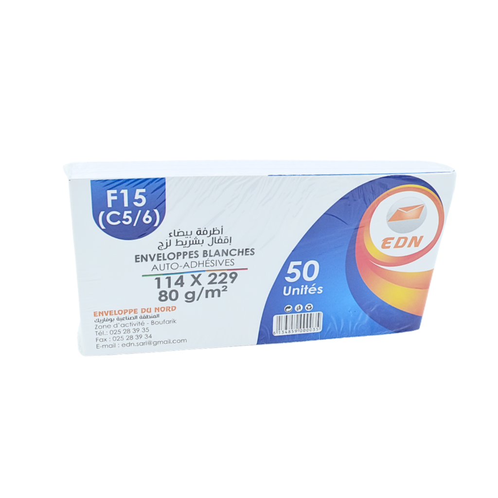 ENVELOPPES F15 50P