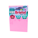 FICHE BRISTOL A4 QUADRILLEES MULTI COLEURS   20F 180G EXCELLES