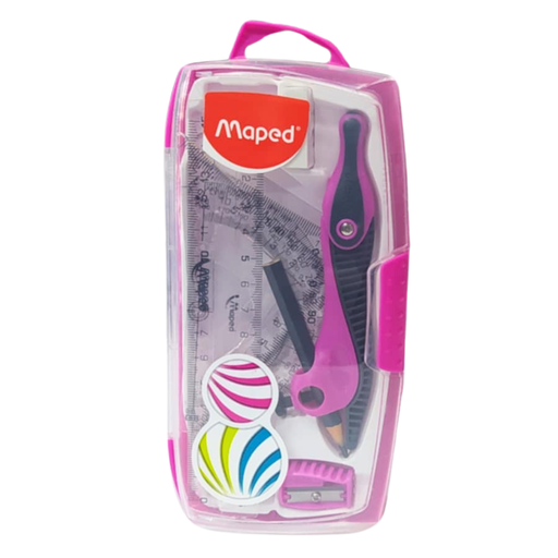 [MA519118] COMPAS+KIT DE TRAÇAGE MAPED 7PCS 519118