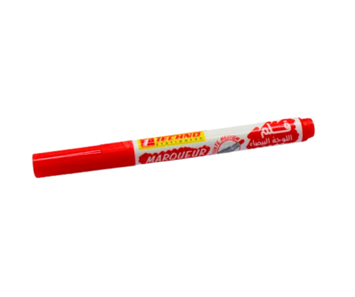 [TE5919] MARQUEUR TABLEAU BLANC TECHNO ROUGE 5916