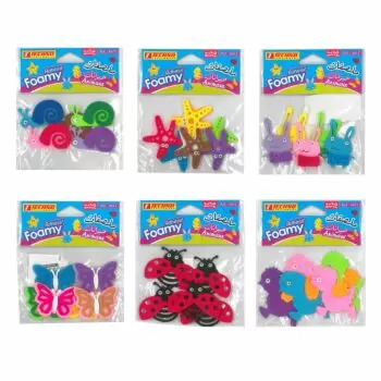 [TE4613] MOUSSE ADHESIVE ANIMAUX MULTI-DESINGS TE4613