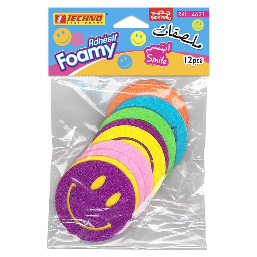 [TE4621] MOUSSE ADHÉSIVE SMILEY TE4621