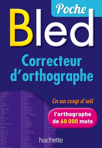 [ISBN0640] BLED CORRECTEUR ORTHOGRAPHE POCHE