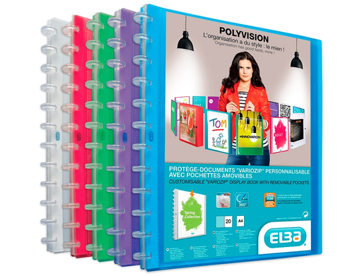 [EL100205598] PROTEGE DOCUMENT ELBA EN PVC 20P 