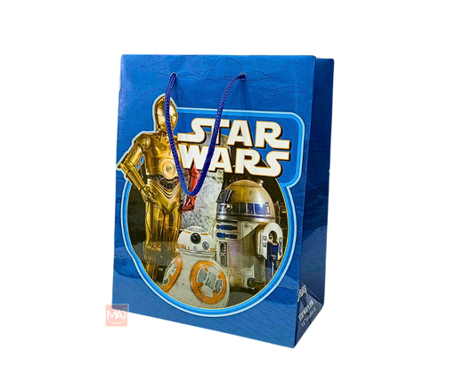 [BG04918M] SAC EN PAPIER STARWARS 17,5X9,8X22,9 CM 4918
