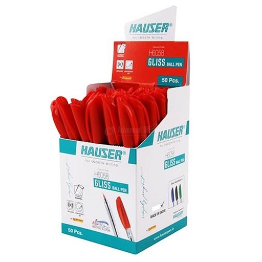 [H6058R] STYLO HAUSER ROUGE H6058R