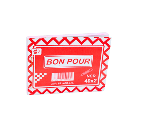 [BPNCR R] BON POUR NCR EL MAKTOUB 40*2 PETIT MODELE 