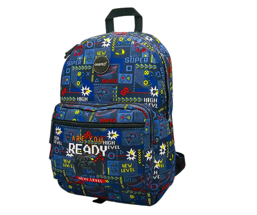 [CR3711] SAC A DOS CRISTAL 2 POCHES GARCON  3711