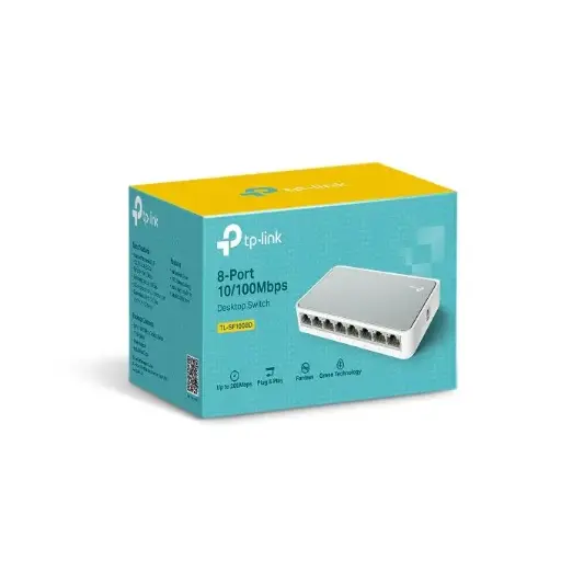 [TLSF1008D] SWITCH RESEAU 5 PORTS TP-LINK (10/100Mbps) TL-SF1005D (copie)