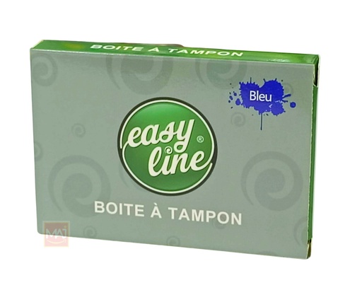 BOITE A TAMPON EASYLINE BLEU