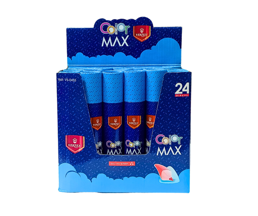 [VS0455] CRAYONS COULEURS VERTEX COLOR MAX 12 PCS GRAND MODEL EN TUBE