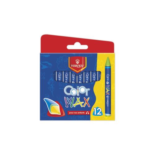 [VS448] CRAYONS DE COULEUR COLOR WAX 12 PM EN BOITE