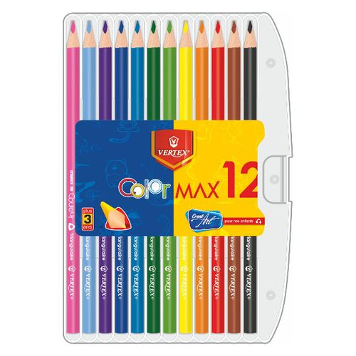 [VS0417] CRAYONS DE COULEUR VERTEX 12 PCS