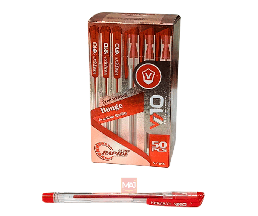[V1646R] STYLO VERTEX V10 ROUGE V1646R