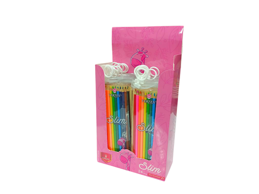 [VS0458] CRAYONS COULEURS VERTEX SLIM 12PC