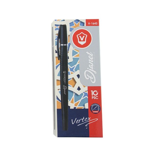 [V1643N] STYLO VERTEX DJANET NOIR V1643N