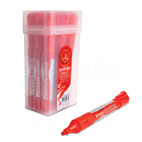 MARQUEUR TABLEAU BLANC VERTEX ROUGE