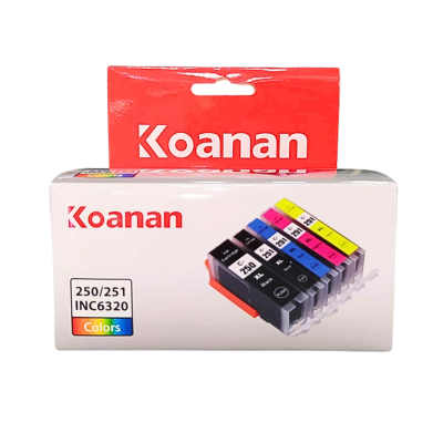 [250/251ECOINK] CARTOUCHE KOANAN PACK 250/251BK ECOINK 5IN1 