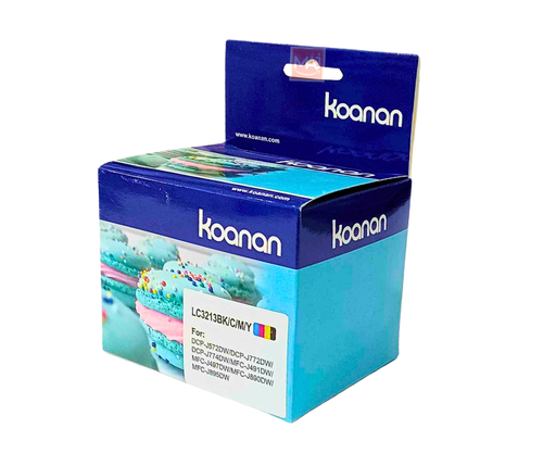 [LC3213BK] CARTOUCHE KOANAN BROTHER PACK INK LC 3213 BK/C/M/Y