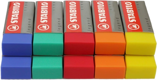 [ST1198] GOMME STABILO LEGEND COULEURS 1198