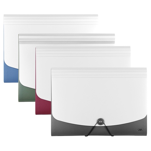 [DE38151] PORTE DOCUMENT DELI A4 7P DE38151