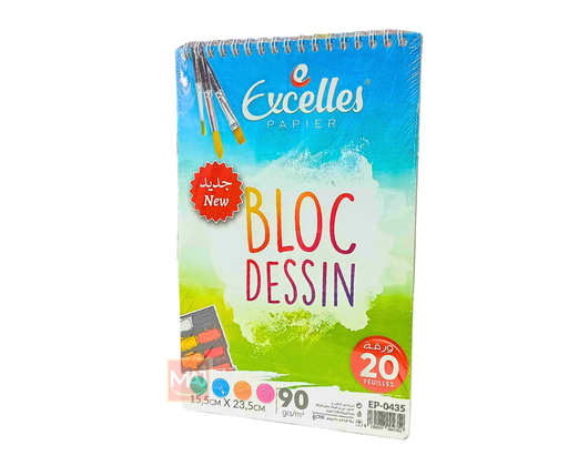 [EP0435] BLOC DESSIN EXCELLES A5 EP0435