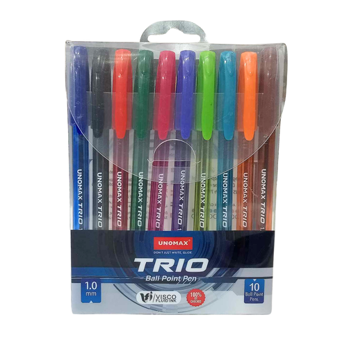 [UNTRIO10] STYLO UNOMAX COULEUR POCHETTE DE 10 CLR