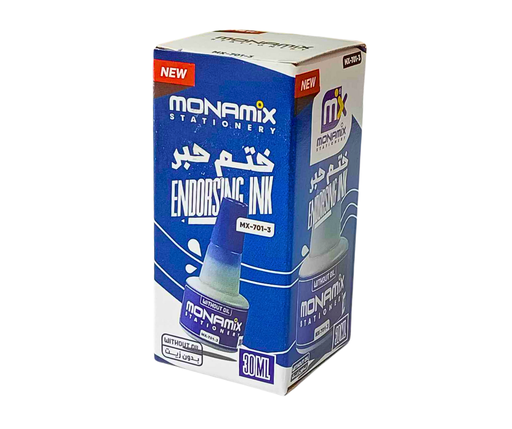 [MX7013] ENCRE A TAMPON MONAMIX BLEU 