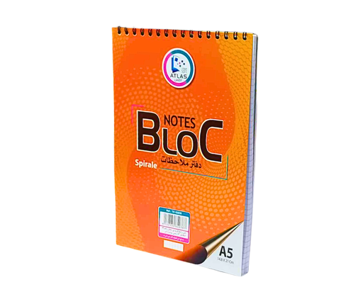 [TK63038] BLOC NOTE ATLAS A5 SPIRAL  