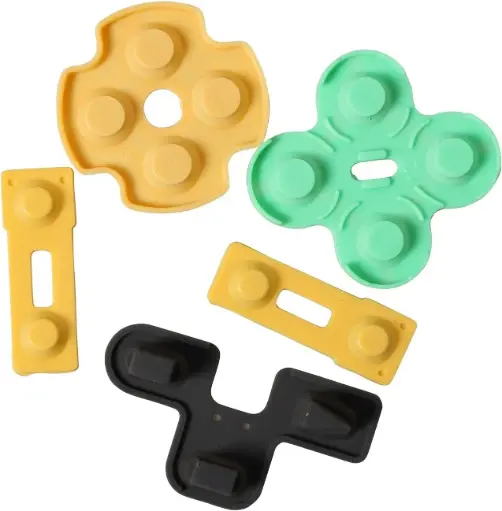 [TOUCHEMNTIN] KIT DE BOUTONS EN CAOUTCHOUC CONDUCTEUR POUR MANETTE PS2