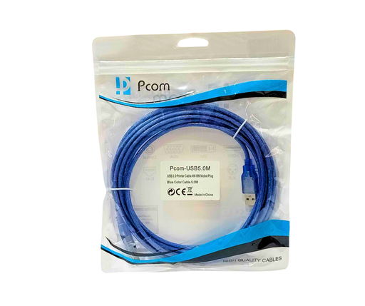 [CI-PCOM-USB5.0M] CABLE IMPRIMANTE PCOM 5M  