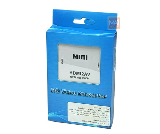 [MINIHDMITOAV] HD VIDEO CONVERTOR MINI HDMI TO AV 