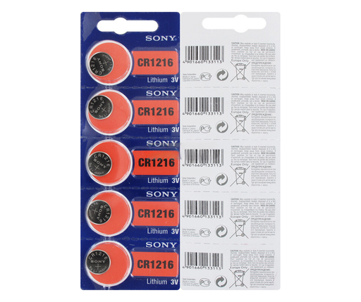 [CR1216S] PILE SONY CR1216 LITHIUM 3V  