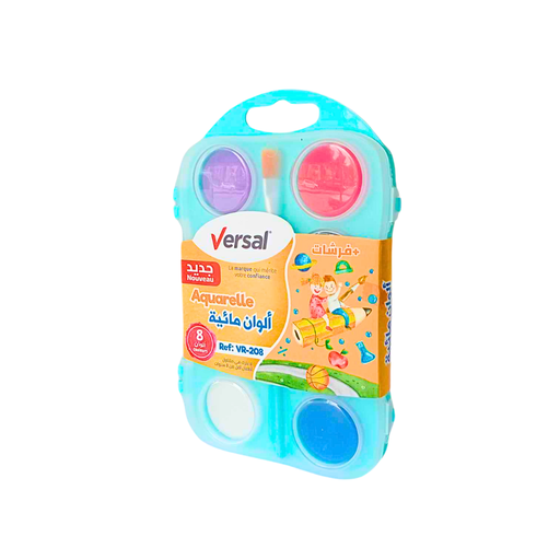 [VR208] AQUARELLE VERSAL 8 COULEURS