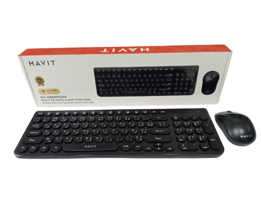[HVKB601GCM] CLAVIER +SOURIS HAVIT HV-KB601GCM