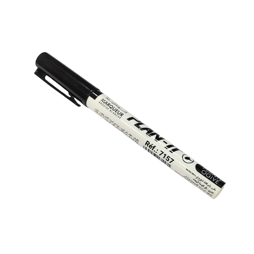 [TE7157] MARQUEUR NOIR POUR ARDOISE TECHNO  TE7157