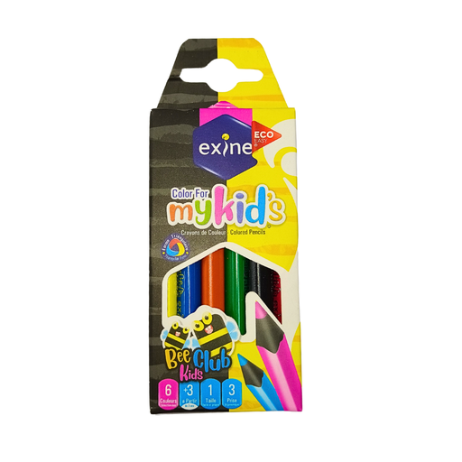 [IS01019] CRAYONS COULEURS EXINE ECO EASY BMACK IS01019