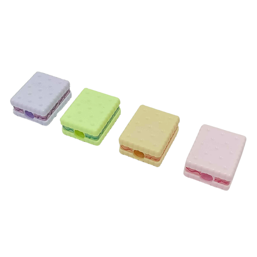 [TE7535] TAILLE CRAYON TECHNO 1 TROU MACARON TE7535