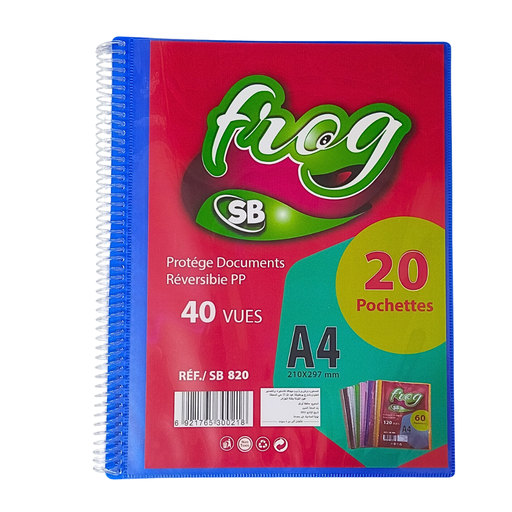 [SB820] POCHETTE DE VUE FROG SPIRAL 20P SB820