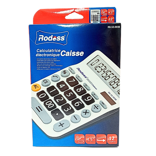 [RB52003B] CALCULATRICE RODESS RB52003B