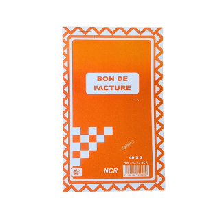 [FCA5NCR] BON DE FACTURE MAKTOUB NCR40*2