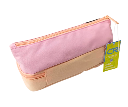 [CR1537] TROUSSE CRISTAL DOUBLE POCHE CR1537