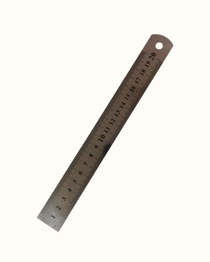 [PL3701] REGLE METTALIQUE PLUMA 20 CM PL3701