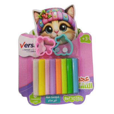 [VR30386] PATE A MODELER VERSAL PASTEL 8PCS VR30386