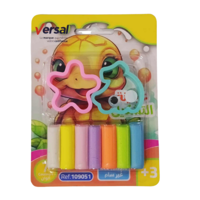 [109051] PATE A MODELER VERSAL PASTEL 7 COULEURS 