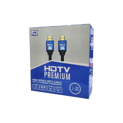 [HDTV4K] CABLE HDMI PREMIUM 4K 5 METRES