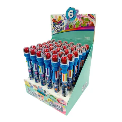 [EV1067] STYLO EVEREST 6 CLRS AVEC TAMPON