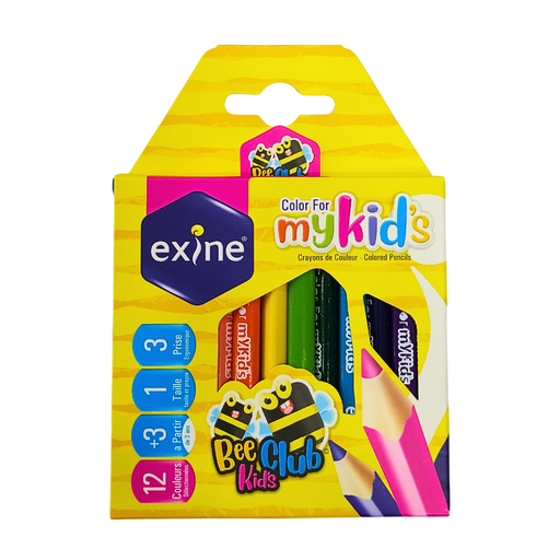 [IS01002] CRAYONS COULEUR EXINE 12 PM 01002